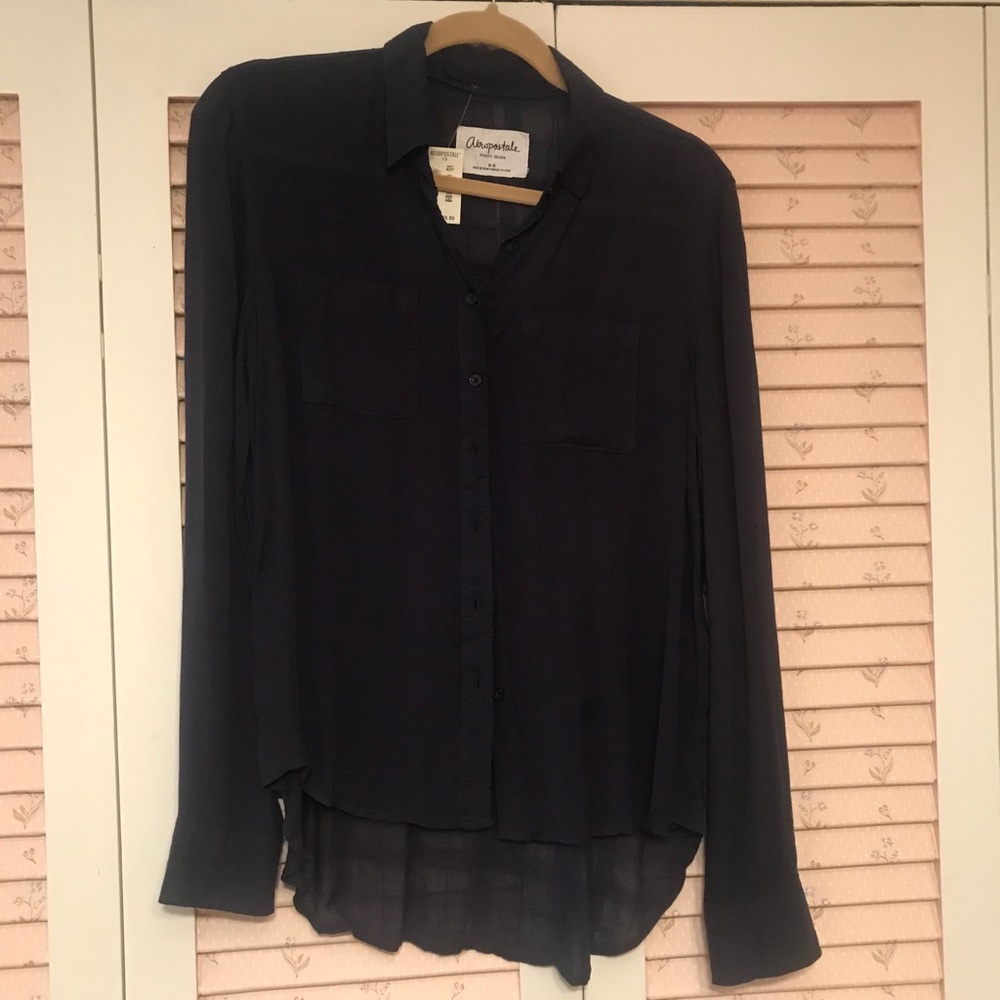 Aeropostale Sheer Blouse